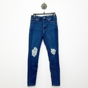 Good American Calik Denim Good Legs Distressed Skinny Jean Size 6-12 NWT Stretch